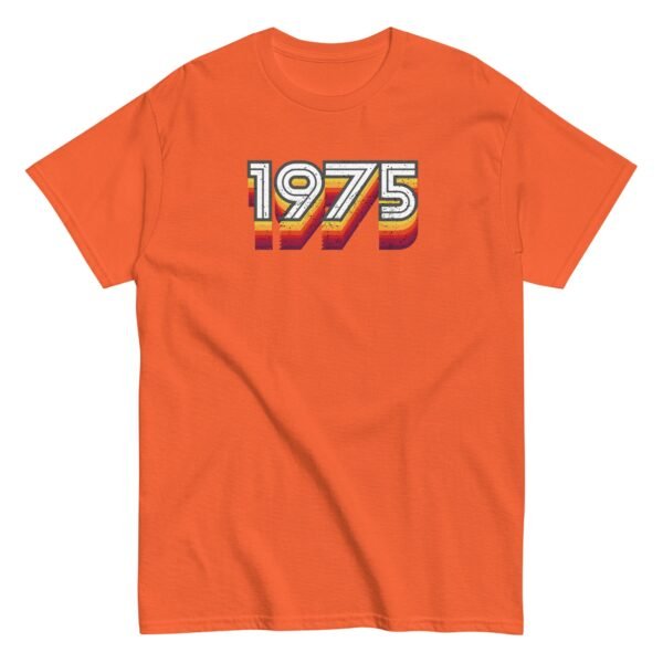 1975 Birth Year Gift T-shirt 50th Birthday Tshirt 1975 Retro - Image 11