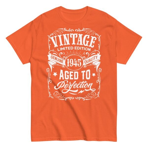 Vintage 1945 Aged To Perfection Gift T-shirt 1945 Birth Year - Image 11