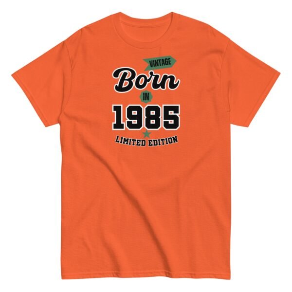 Born in 1985 Birthday T-shirt Vintage Birth Year 1985 - Image 9