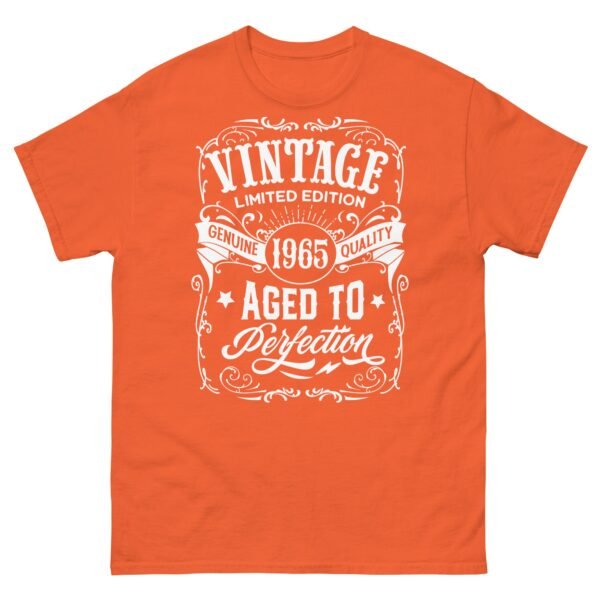 Vintage 1965 Aged To Perfection T-Shirt 1965 Birthday Gift Tee - Image 10