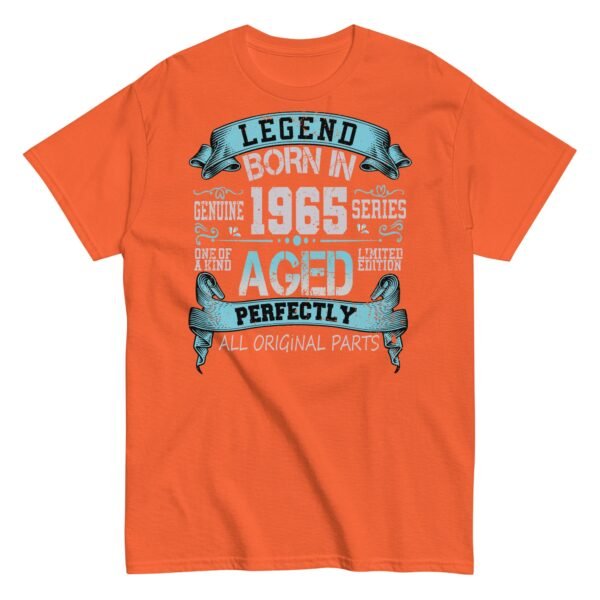 1965 Birthday Year Gift T-shirt 1965 Legend Aged Perfectly - Image 10