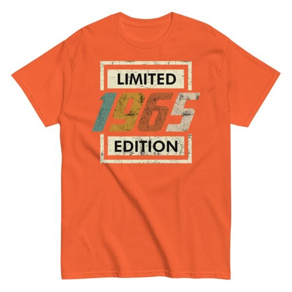 1965 Birthday Year Gift T-shirt Born In 1965 Limited Edition T-shirt - Image 10
