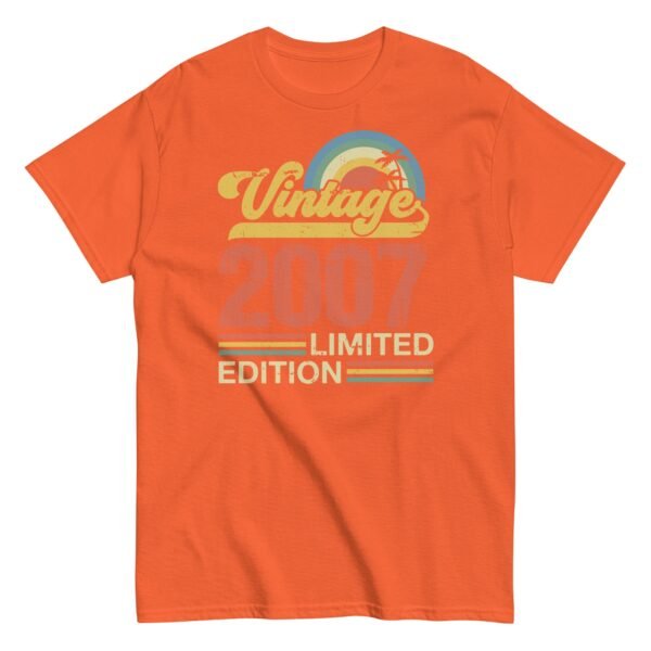 2007 Birthday Gift T-shirt Limited Edition T-shirt - Image 11