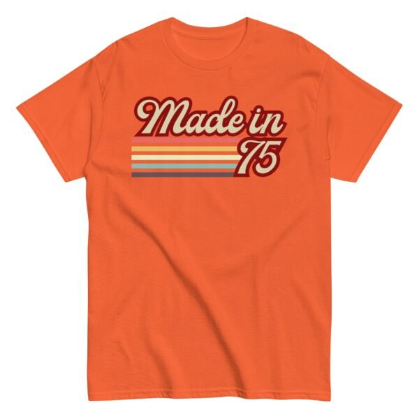 1975 Birthday Gift T-shirt Made in 75 - Image 11