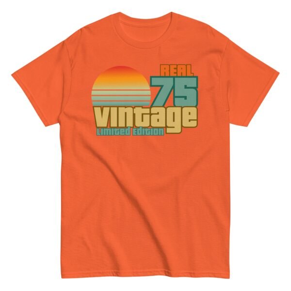 1975 Birthday T-Shift Gift Real 75 Vintage Limited Edition - Image 9