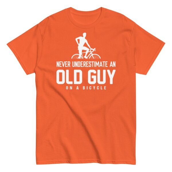 Never Underestimate An Old Guy On A Bicycle T-shirt - Image 9