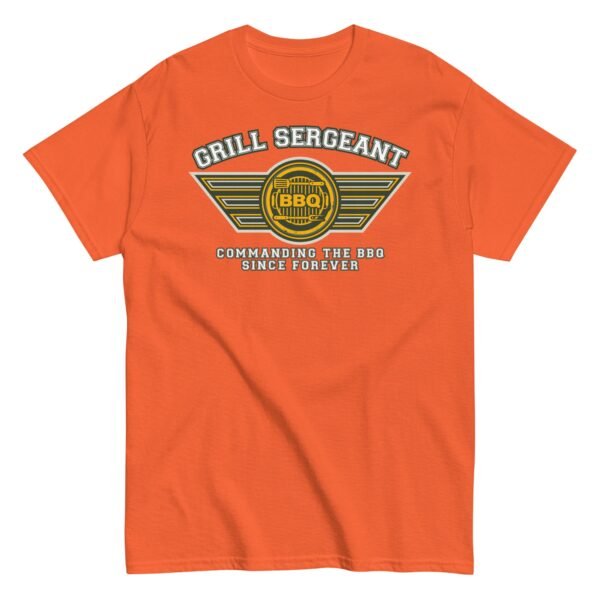 Grill Sergeant BBQ T Shirt Funny BBQ Gift T-shirts - Image 10