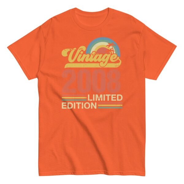 2008 Vintage Birthday T-shirt Limited Edition Birthday T Shirt - Image 8