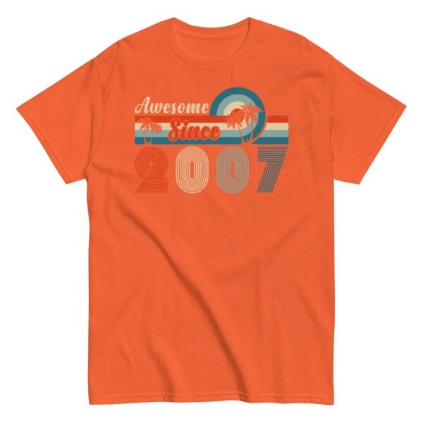 Awesome Since 2007 Birthday T-shirt Gift Idea - Image 8