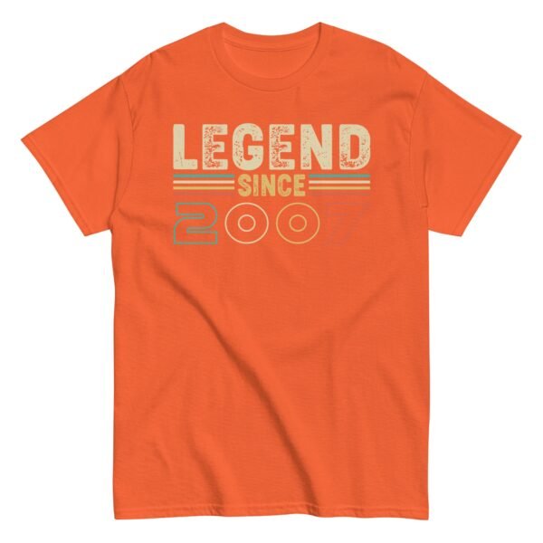 Legend Since 2007 T-shirts 18th Birthday Gifts - Image 10
