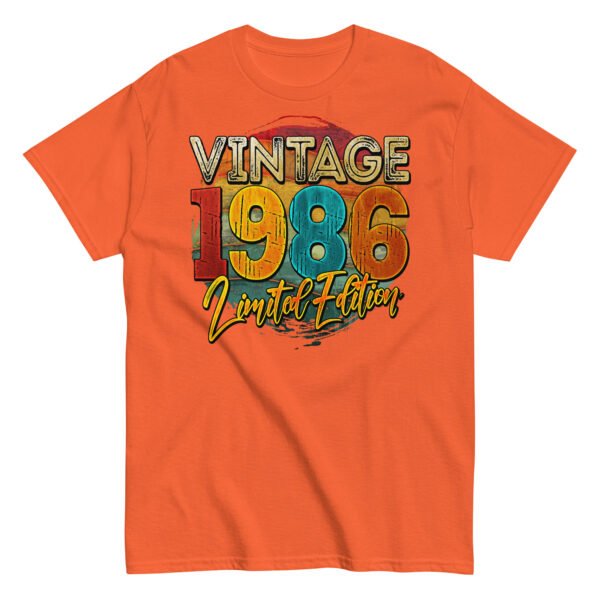 Vintage 1986 Limited Edition Birthday 86 T-shirt - Image 10