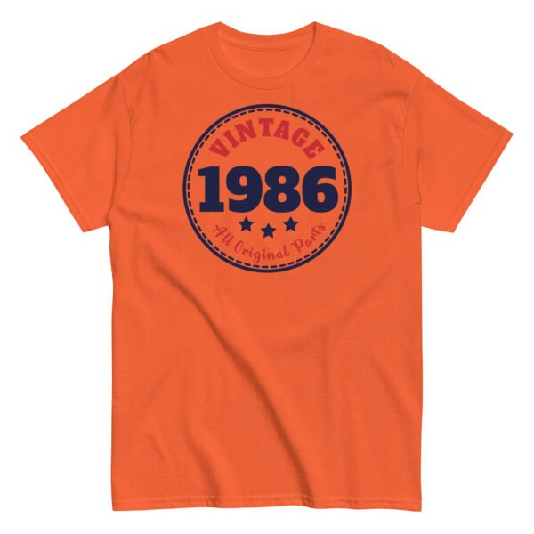 Vintage 1986 All Original Parts Retro T-shirt - Image 10