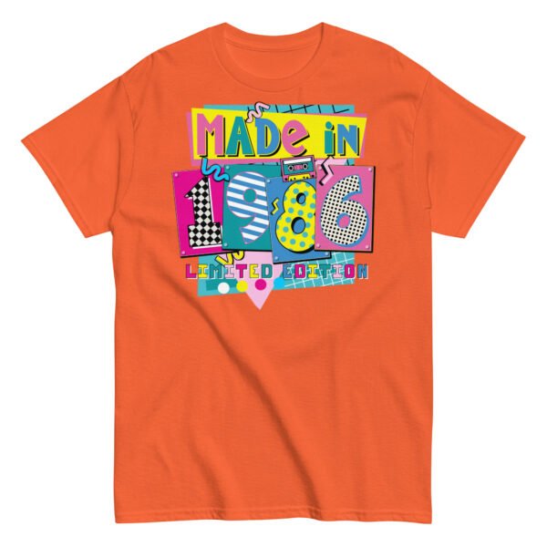 Made in 1986 Retro 80’s T-shirt 1986 Birthday Gift - Image 10