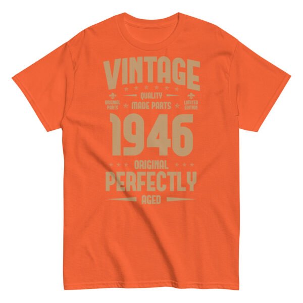 Vintage 1946 T-shirt Original Perfectly Made Birthday Gift - Image 4