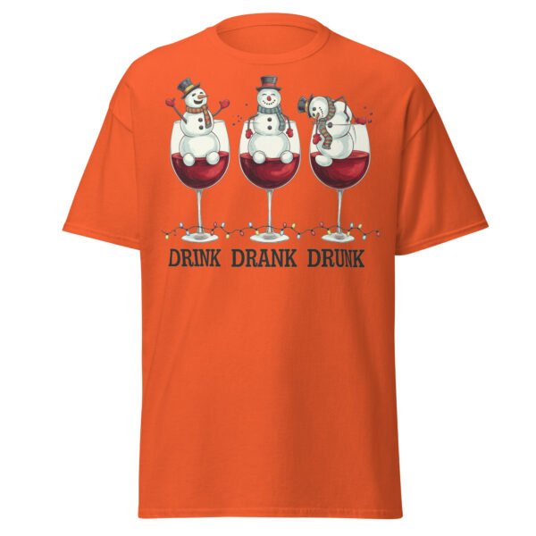 Drink Drank Drunk Funny Drinking Christmas T-shirt - Image 8