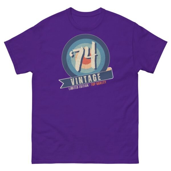 1974 Birthday t-shirt ’74 Vintage 1974 Gift Limited Edition T-shirt - Image 4