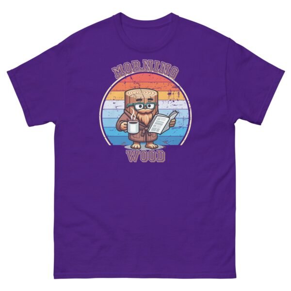 Morning Wood T-shirt Funny Gift for Him Tee - Image 4