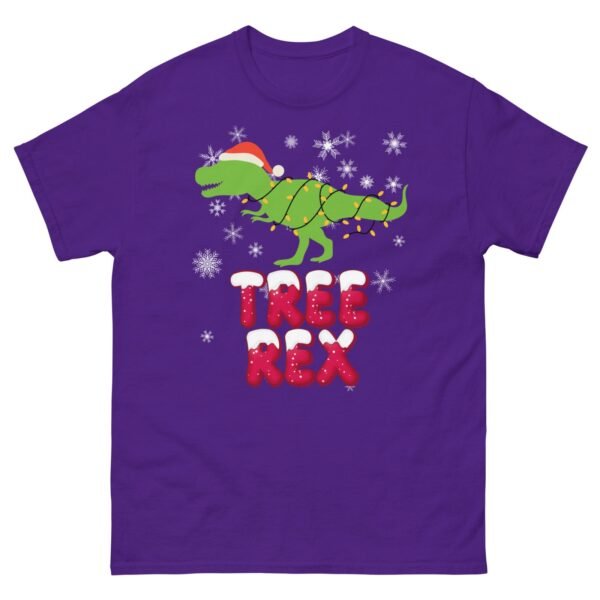 Tree Rex Christmas T-shirt For Men - Image 3