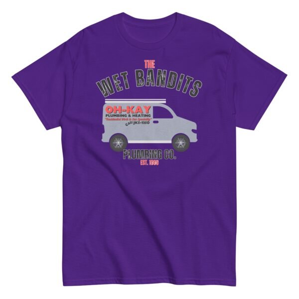 Home Alone Christmas T-shirt The Wet Bandits Plumbing Co - Image 4