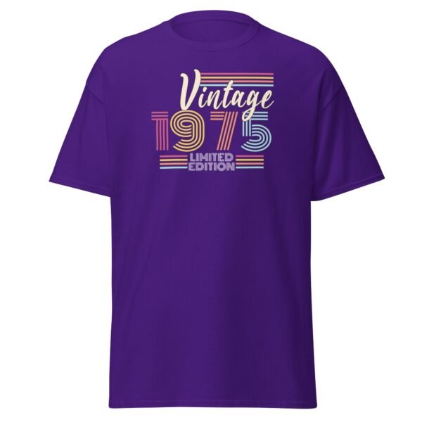 Vintage 1975 T-shirt Limited Edition 50th Birthday T-shirt - Image 4