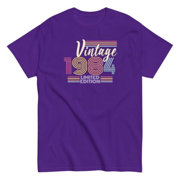 Vintage 1984 T-shirt Limited Edition 40th Birthday T-shirt - Image 3