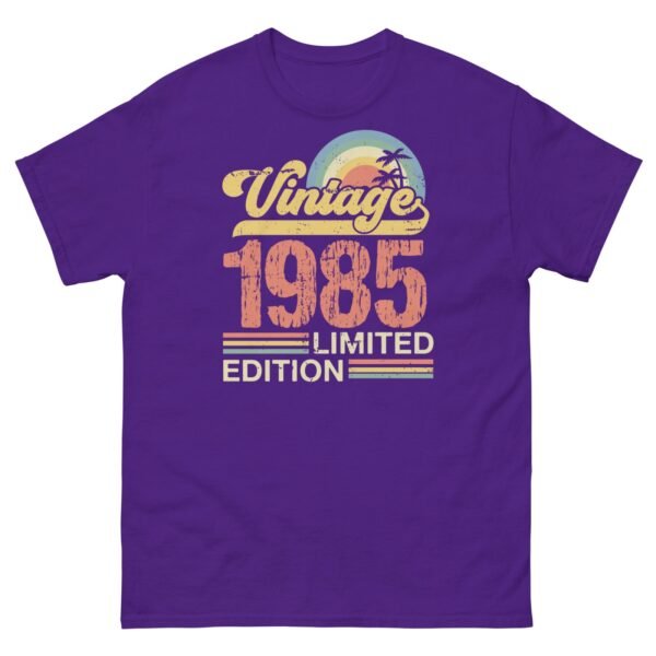 Vintage 1985 T-shirt 40th Birthday Limited Edition T-shirt - Image 5