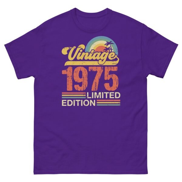 Vintage 1975 T-shirt Limited Edition 50th Birthday T shirt - Image 5
