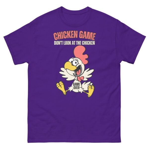 Chicken Game T-shirt Funny T-shirt Gift For Him - Image 5