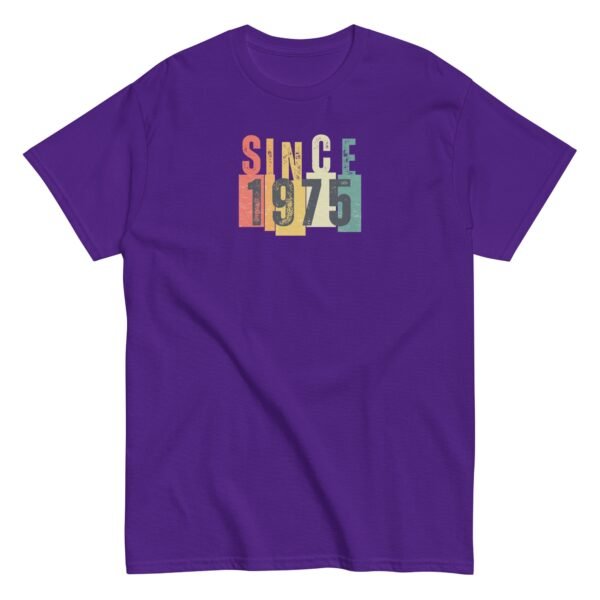 Since 1975 Birthday T-shirt 50th Birthday Gift For Him - Image 4