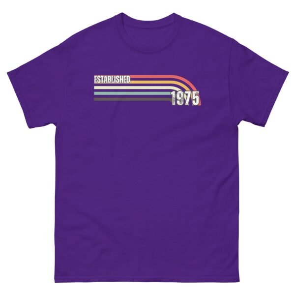 Established 1975 50th Birthday Gift T-shirt - Image 6