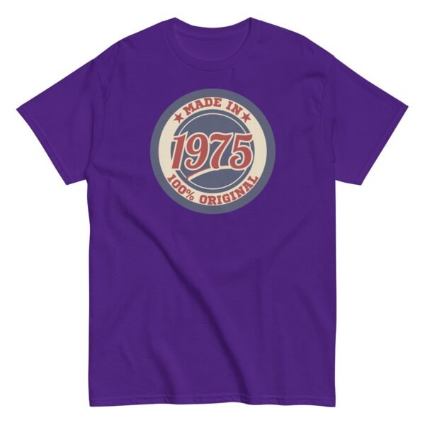 Made in 1975 Birthday T-shirt 50th Birthday Gift Tshirt - Image 6