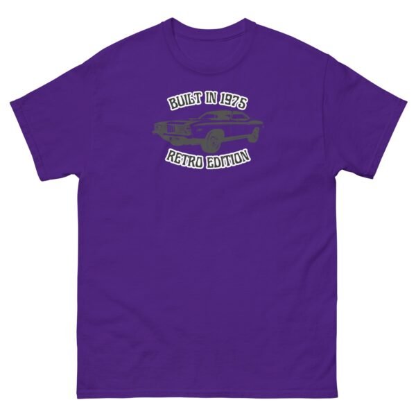 Built In 1975 Retro Edition 50th Birthday Gift T-shirt - Image 6