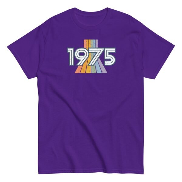 1975 Birth Year Gift T-shirt 50th Birthday T-shirt Retro 1975 - Image 5