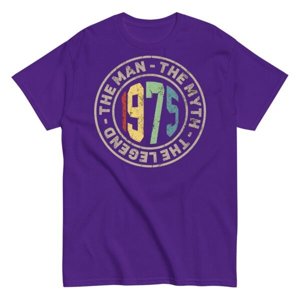 1975 Birthday Year Gift T-shirt The Man The Myth The Legend - Image 4
