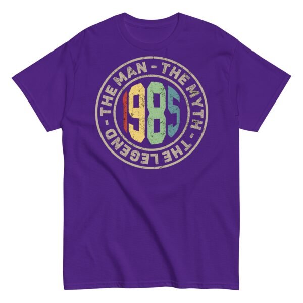 1985 Birthday Year Gift T-shirt The Man The Myth The Legend - Image 5