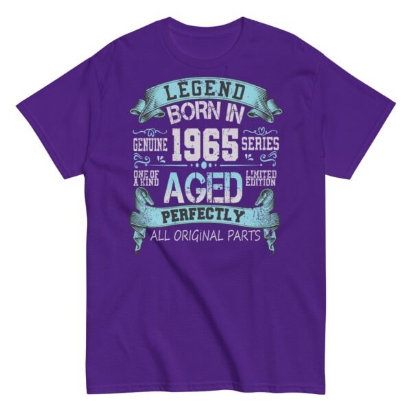 1965 Birthday Year Gift T-shirt 1965 Legend Aged Perfectly - Image 5