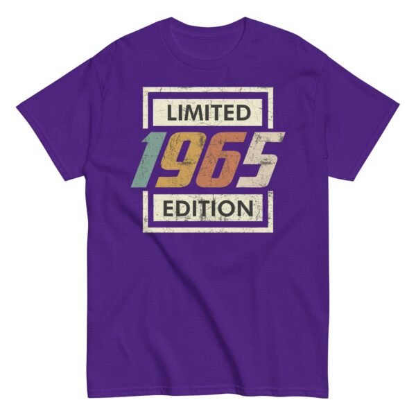 1965 Birthday Year Gift T-shirt Born In 1965 Limited Edition T-shirt - Image 5