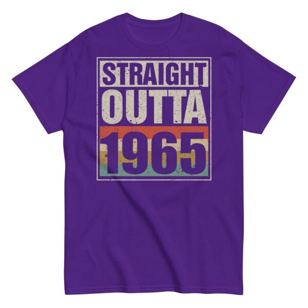 1965 Birthday Year Gift T-shirt Straight Outta 1965 T-shirt - Image 5