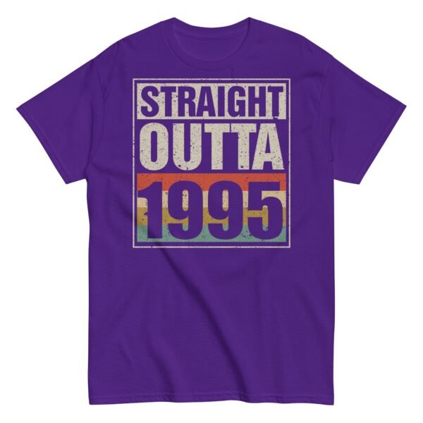 1995 Birthday Year Gift T-shirt Straight Outta 1995 T-shirt - Image 6