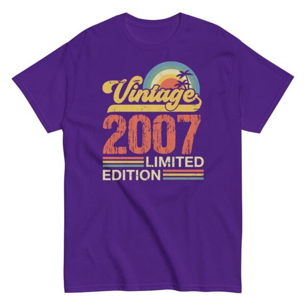 2007 Birthday Gift T-shirt Limited Edition T-shirt - Image 6