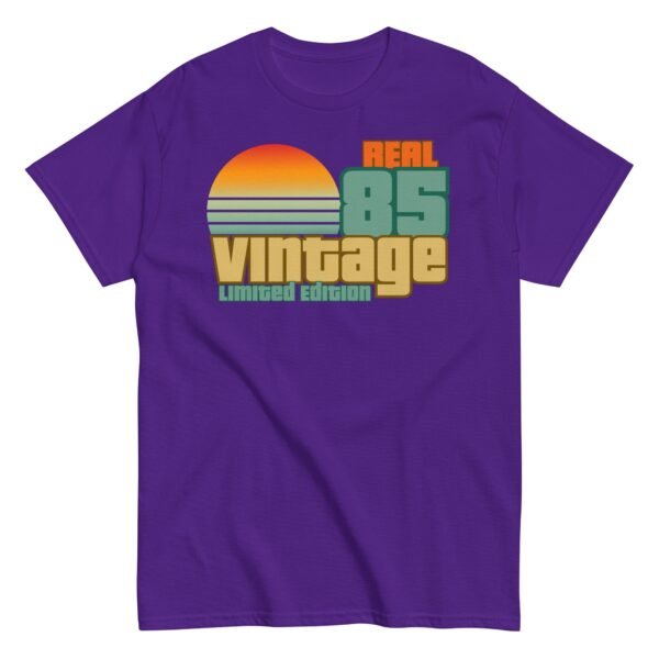1985 Birthday T-Shift Gift Real 85 Vintage Limited Edition - Image 6