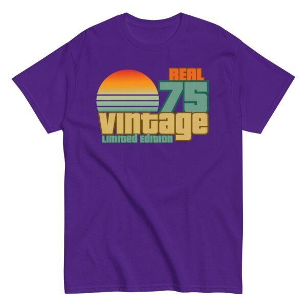 1975 Birthday T-Shift Gift Real 75 Vintage Limited Edition - Image 4