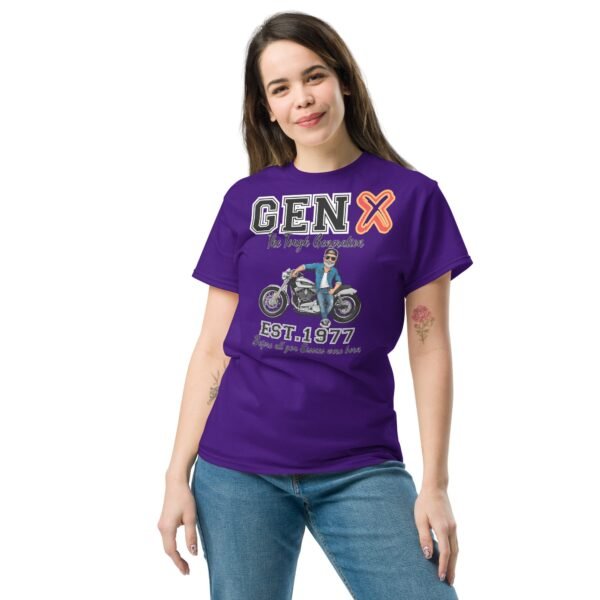 GEN X Est. 1977 T-shirt Birthday Gift For 1977 Birth Year - Image 2