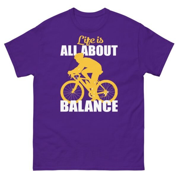 Life Is All About Balance Cyclist T Shirt - Image 6
