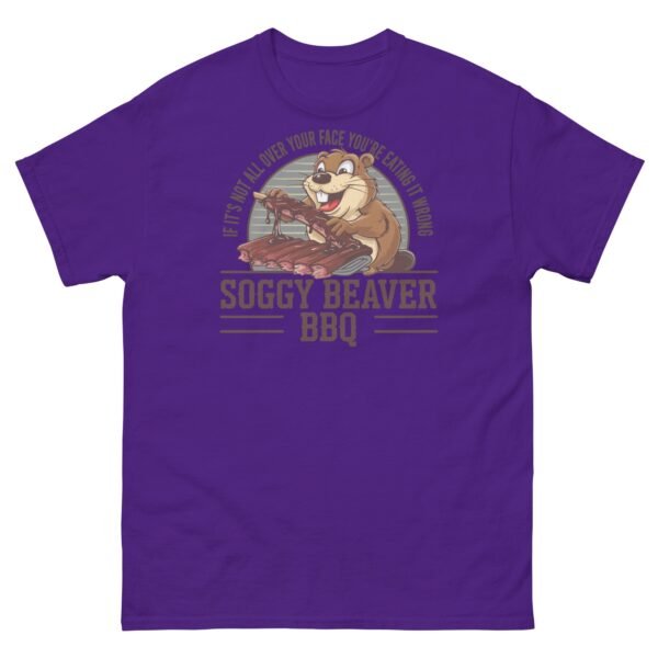 Soggy Beaver BBQ T-Shirt Funny BBQ Shirt - Image 7