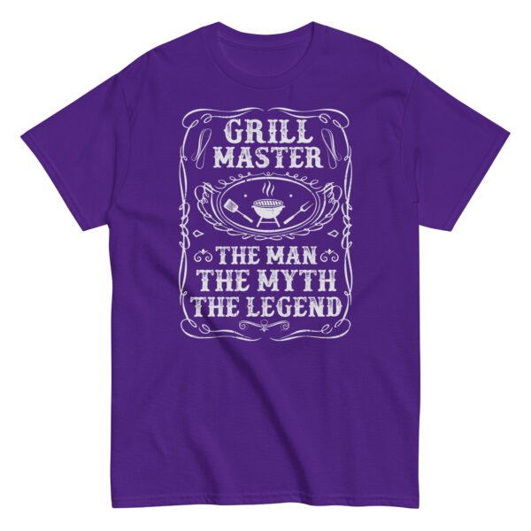Grillmaster The Man The Myth The Legend Funny BBQ T-shirt - Image 6