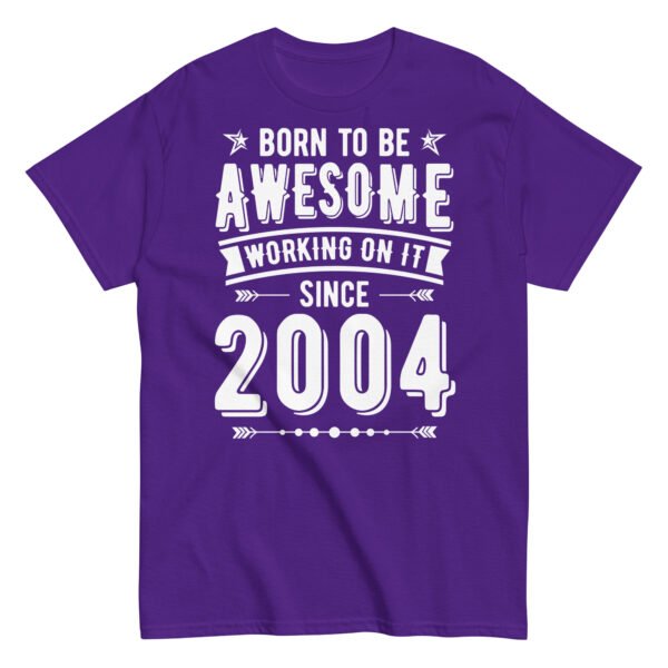 Born To Be Awesome Since 2004 T-shirts Birthday Gift - Image 6