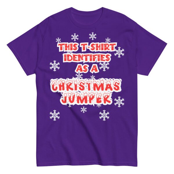 This T-Shirt Identifies As A Christmas Jumper - Image 5