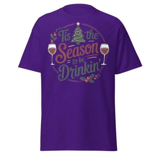 Tis The Season To Be Drinking Funny Christmas T-shirts - Image 8