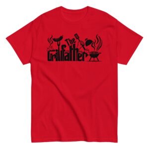 The Grillfather BBQ T shirt Gift For Dad Barbecue T-shirt